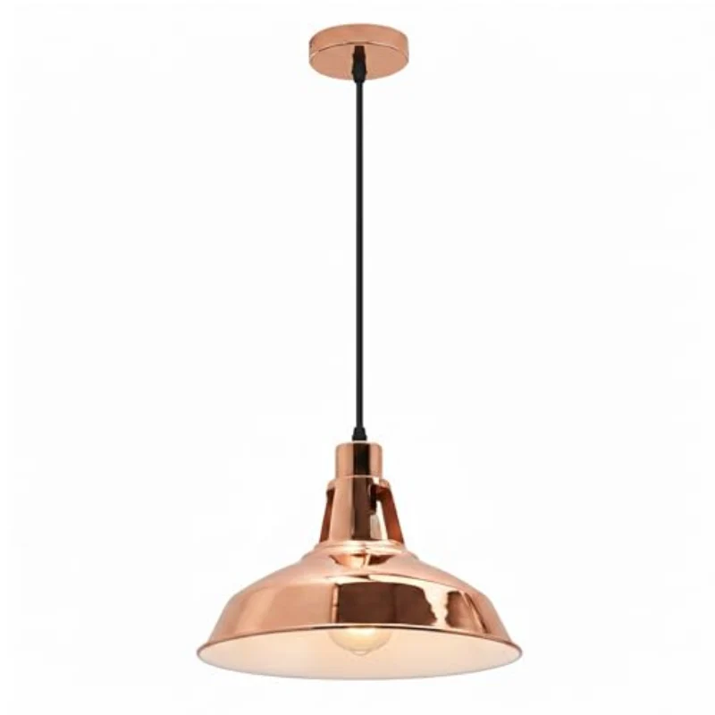 Retro Industrial Pendelleuchte mit 30cm Metall-Schirm ~3567