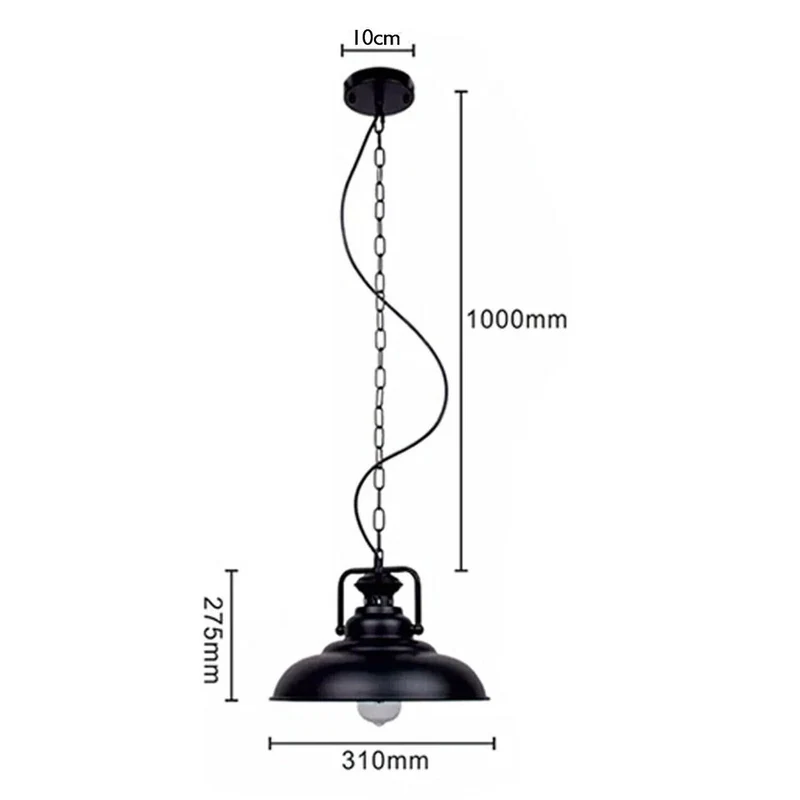Ledsone Jesper Pendelleuchte Schwarz Ø 31 cm ~3565