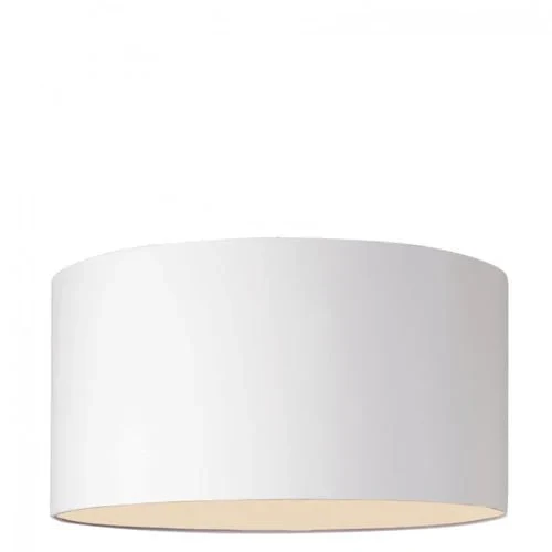 Lampenschirm creme rund Stoff E27 Ø 50 cm Hängelampe