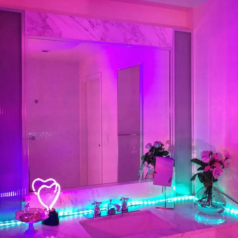 Neon LED Lichtstreifen 3er Set – wasserdicht & flexibel ~3514