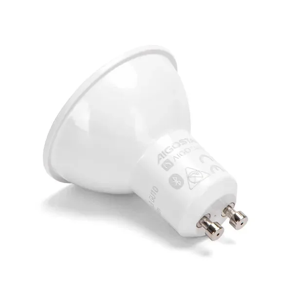 Smart GU10 LED RGB+CCT 6.5W (2er-Set) mit Fernbedienung & Bluetooth Mesh – dimmbar, App & Sprachsteuerung, 555lm