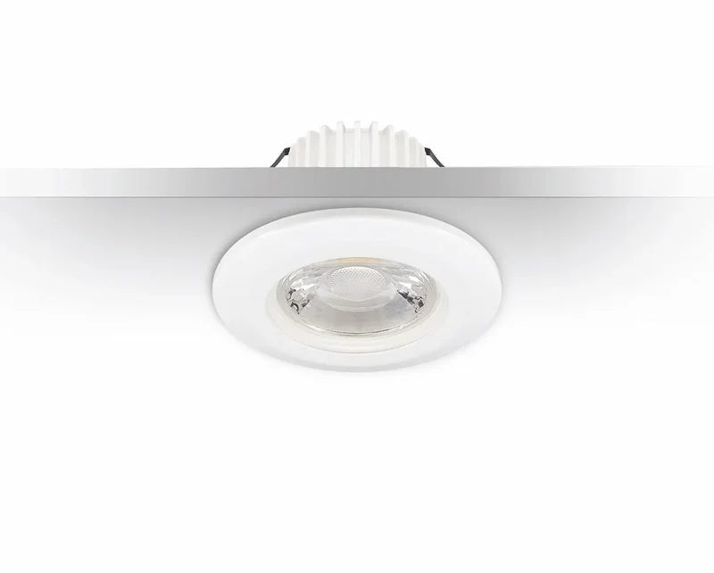 LED Einbaustrahler MD-99 – 7 W, dimmbar, IP44, Ø 60 mm, ultra flach 22 mm, warmweiß 2700 K, inkl. Trafo | Malmbergs