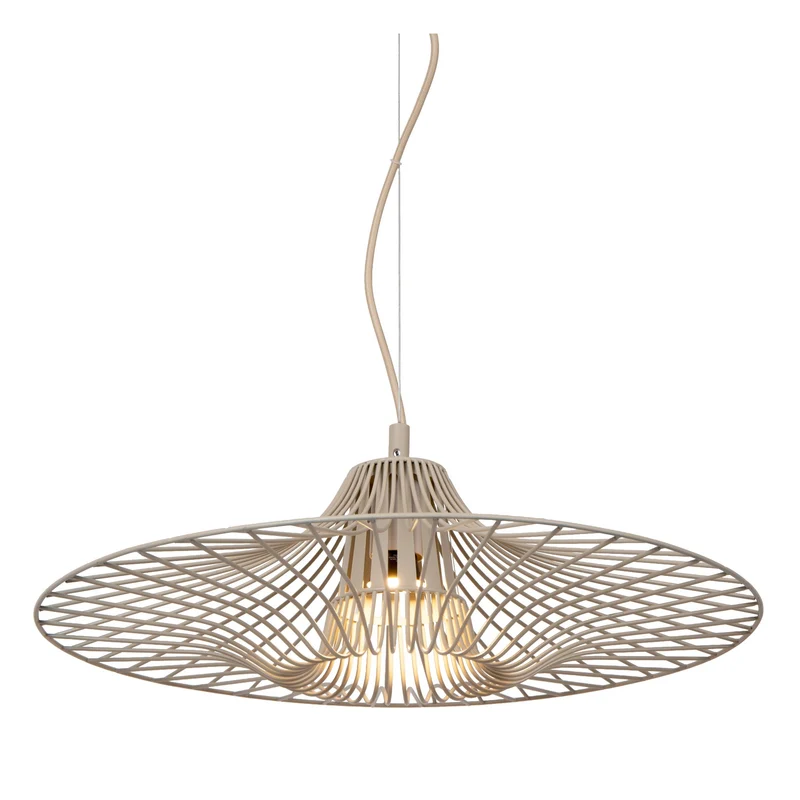Pendelleuchte Ellis 1-flammig 50cm Taupe