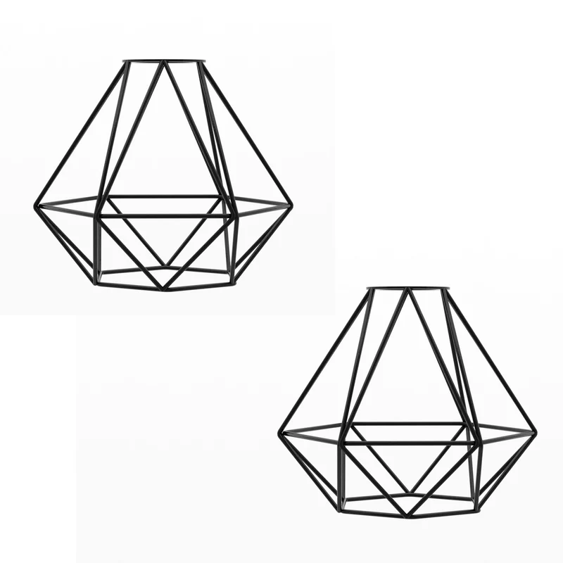 Geometrischer Drahtkäfig Lampenschirm~3681