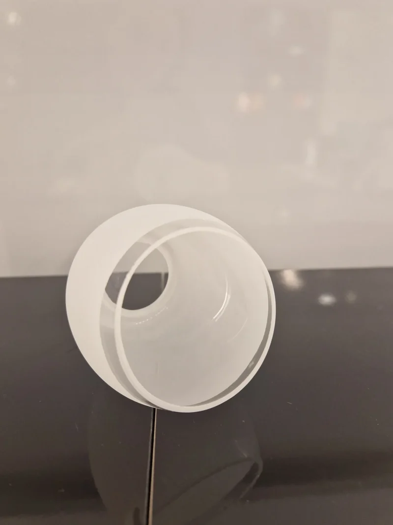 Lampenglas Ersatzglas weiß transparent milchig – Glas-Lampenschirm mit 32 mm Öffnung