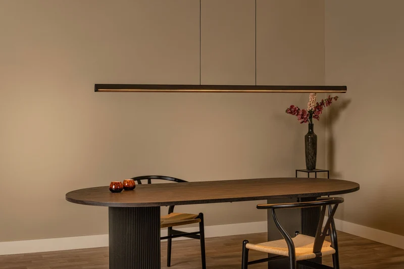 LED-Pendelleuchte Felsted dimmbar mit CCT Schwarz