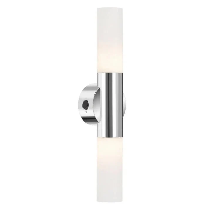 Spiegelleuchte mit Schalter 33 cm – Chrom – 2× E14 | Bad & Flur