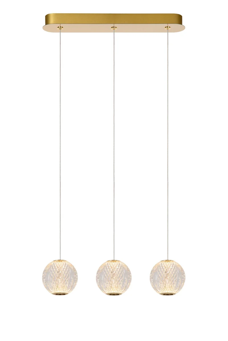 LED-Pendelleuchte Cintra 3-flammig dimmbar 48x11cm