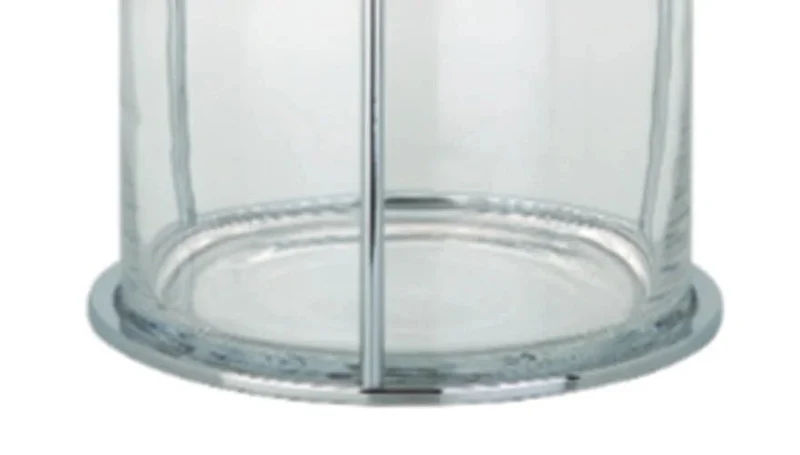 Ersatzglas Lampenfuß Boston – klarer Glaszylinder für Tischleuchte 96016