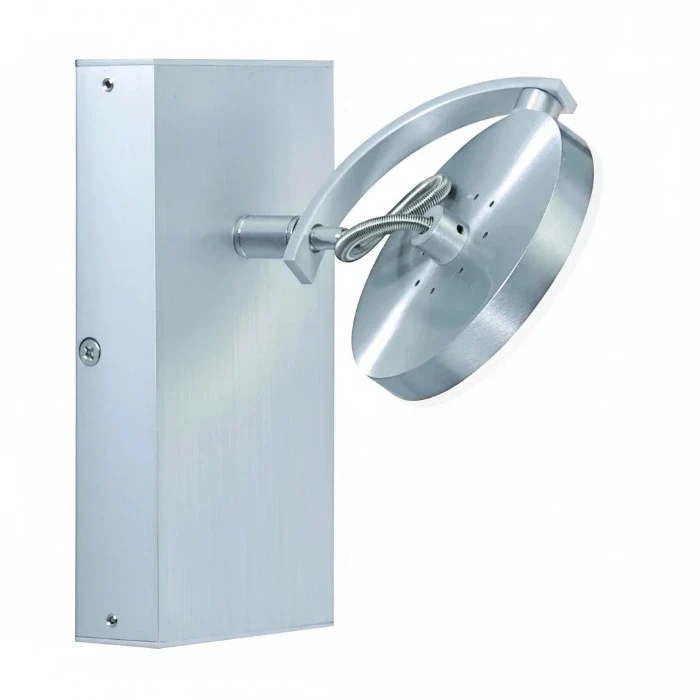 LED Wandleuchte Jon mit Schalter Industrie Stil Alu matt schwenkbar warmweiß
