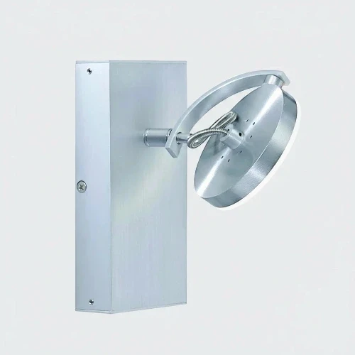 LED Wandleuchte Jon mit Schalter Industrie Stil Alu matt schwenkbar warmweiß