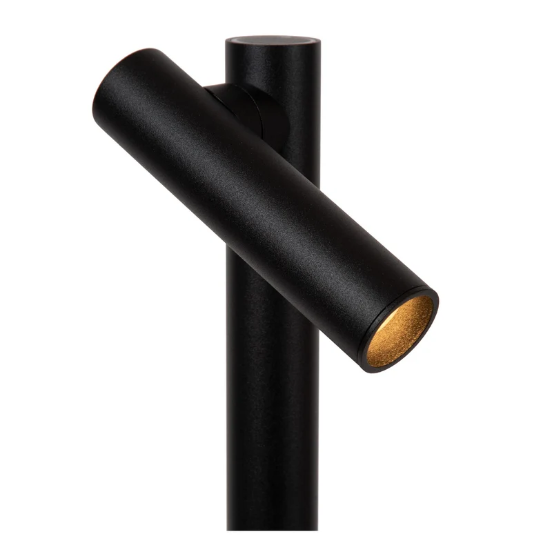 LED-Stehleuchte Antrim mit Lesearm, Akku und Touchdimmer, Schwarz, 120cm
