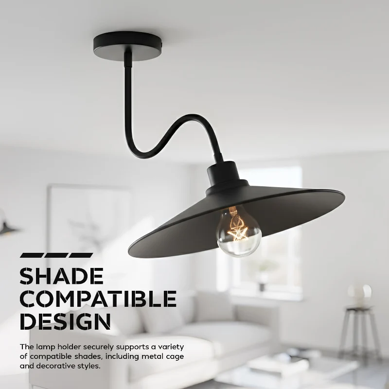 Moderne Flexible E27 Deckenleuchte – 360° verstellbar ~3472
