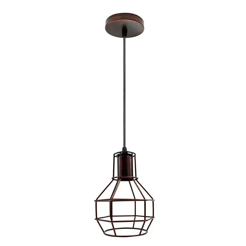 Vintage Nest Metall Drahtkäfig Decken Pendelleuchte~3464