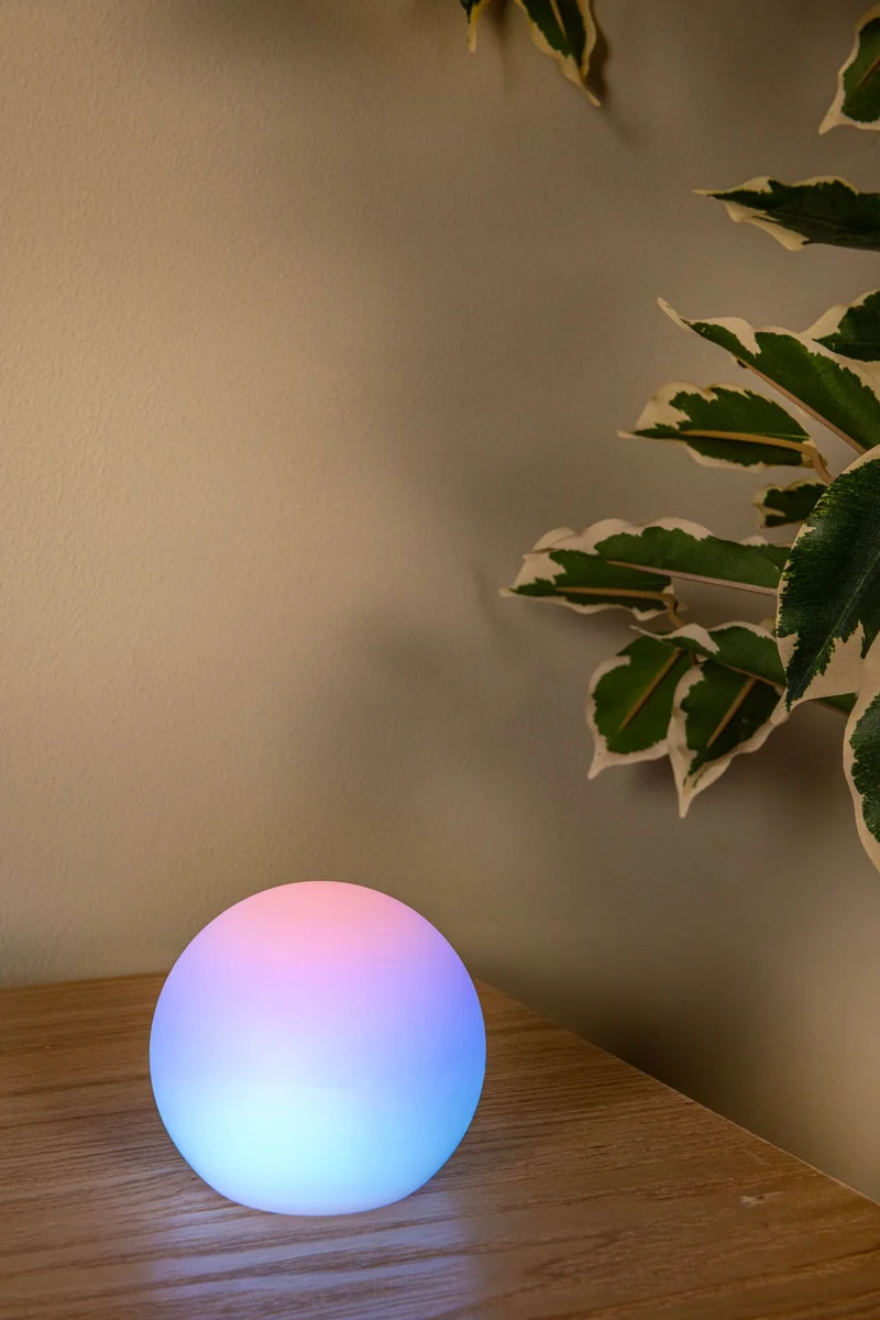 LED-Außen-Tischleuchte Pino mit Akku dimmbar IP65 Weiß 8cm