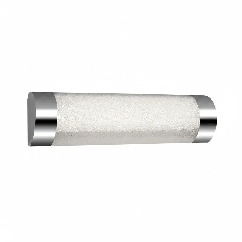 LED Badezimmerlampe Kristalloptik 37,5 cm IP44 – Spiegelleuchte Glitzer Chrom 4000K