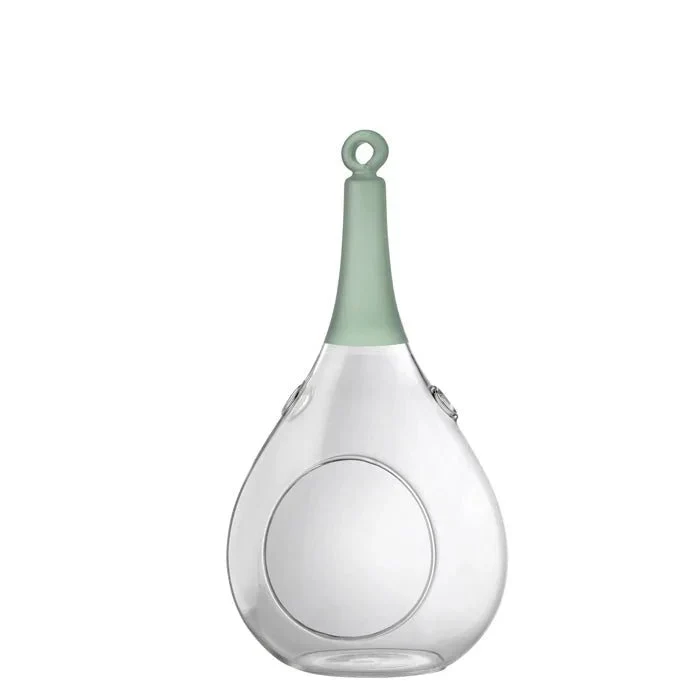 Sompex Taura Hängewindlicht Grün 23,5 cm – Glas · mundgeblasen · handbemalt