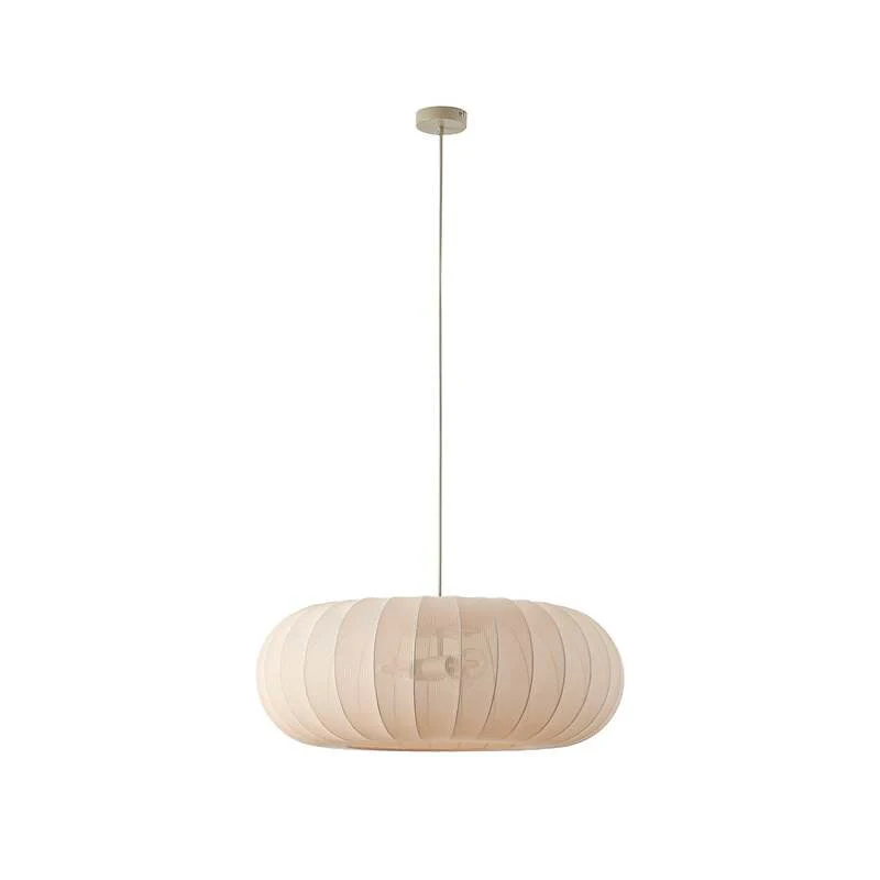 B-Ware Lindby Hängeleuchte Helin LED Pendelleuchte dimmbar beige Ø70cm 3xE27 26cm