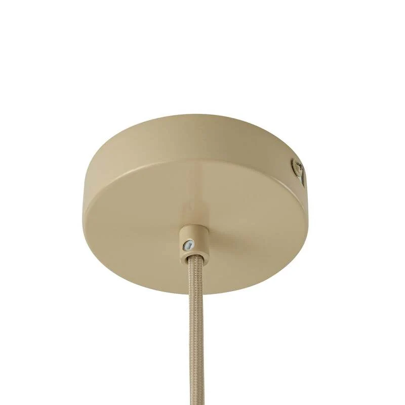 B-Ware Lindby Hängeleuchte Helin LED Pendelleuchte dimmbar beige Ø70cm 3xE27 26cm