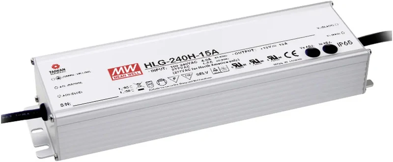 B-Ware Mean Well LED-Treiber HLG-240H-24B 240W 10A dimmbar Konstantspannung PFC 12-24V