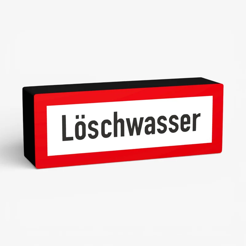 Löschwasser Lampe