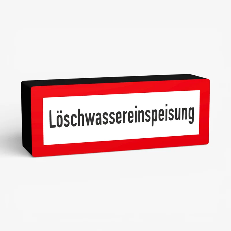 Löschwassereinspeisung Lampe