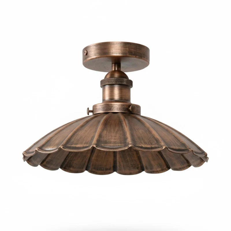 Industrieller Vintage-Metall Moderne Deckenleuchten~3596