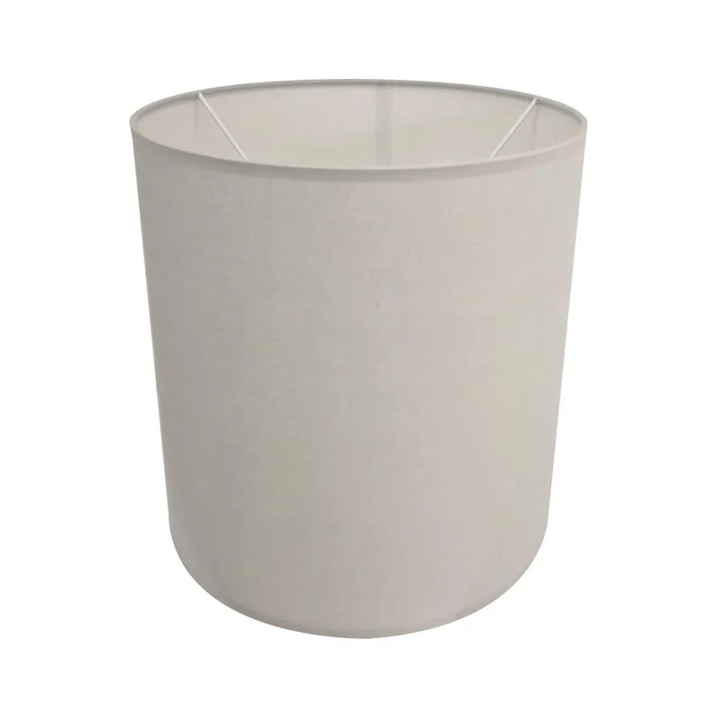 Lampenschirm grau 35 cm rund E27 für Stehlampe, Hängelampe & Tischlampe