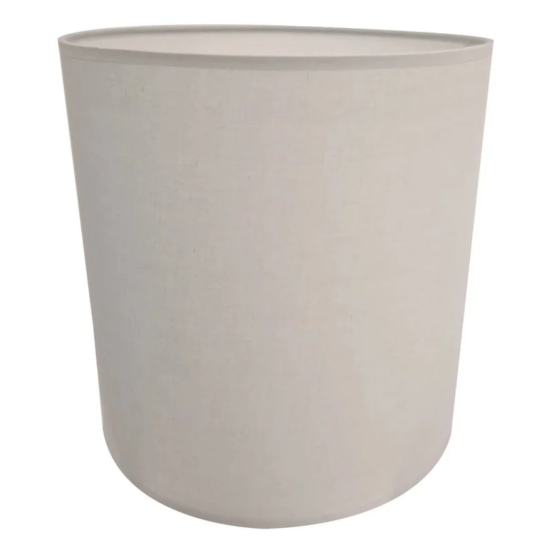 Lampenschirm grau 35 cm rund E27 für Stehlampe, Hängelampe & Tischlampe