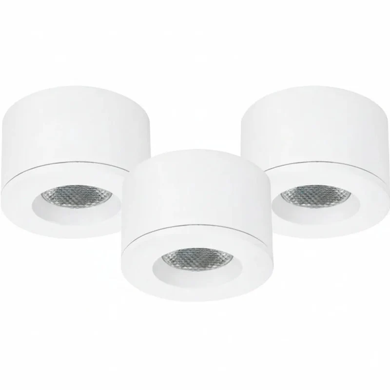 9er Set LED Einbaustrahler Weiß – dimmbar – IP44 – Malmbergs MD-29 – Mini Spots – ultra flach
