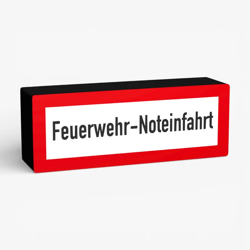 Feuerwehr-Noteinfahrt Lampe