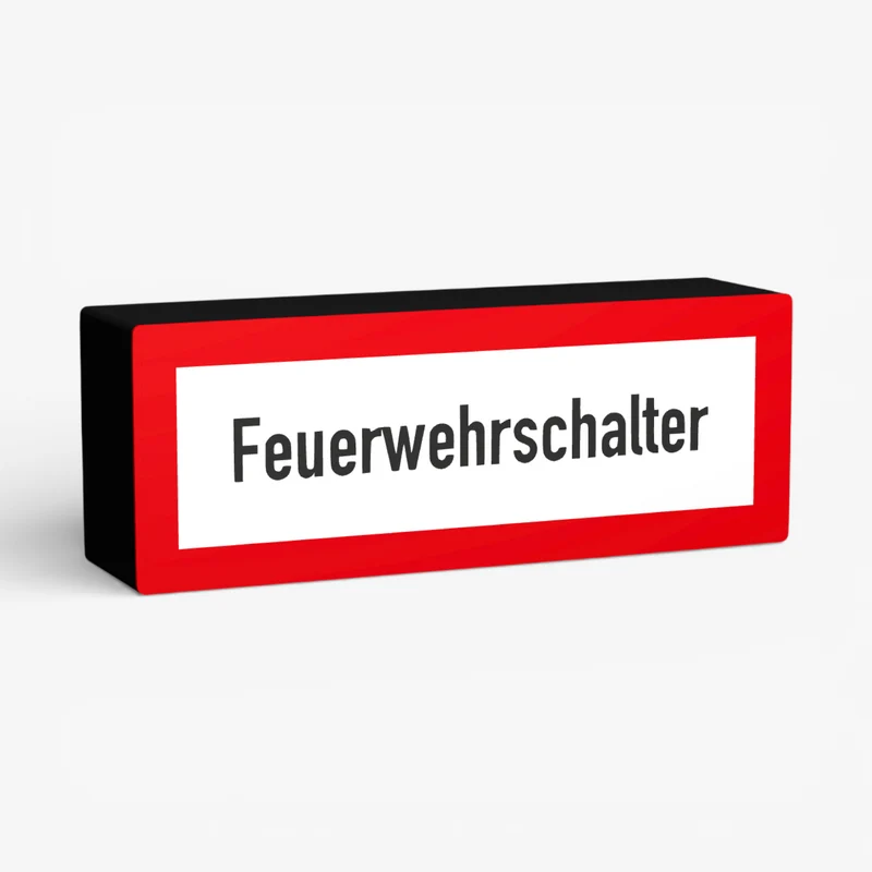 Feuerwehrschalter Lampe