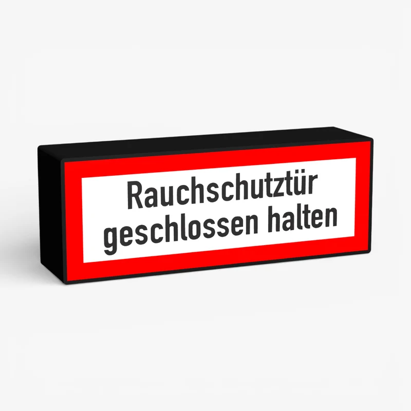 Rauchschutztür geschlossen halten Lampe
