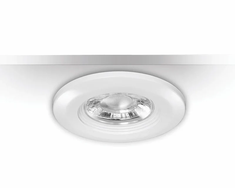 6er Set LED Einbaustrahler MD-99 – dimmbar, IP44, Ø 60 mm, ultra flach 22 mm, warmweiß 2700 K, weiß | Malmbergs