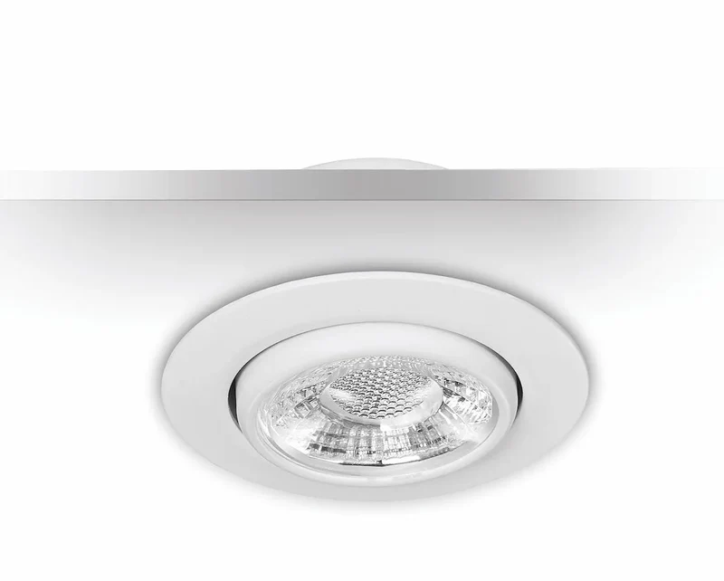 6er Set LED Einbaustrahler MD-13 – dimmbar, schwenkbar, IP44, weiß