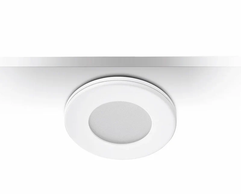 9er Set LED Spots MD-305 – Möbeleinbauleuchten dimmbar, ultra slim 6 mm, weiß