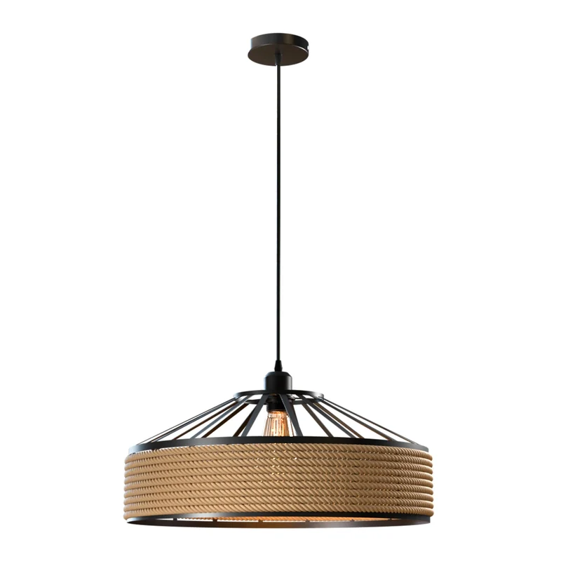 Boho Pendelleuchte mit verstellbarem Kabel E27 ~3428