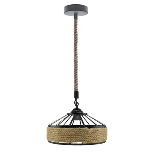 Boho Pendelleuchte mit verstellbarem Kabel E27 ~3428