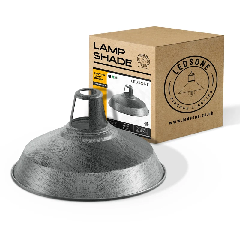 Lampada Sospensione Industriale Gialla Fessura Retrò E27 B22 ~3424