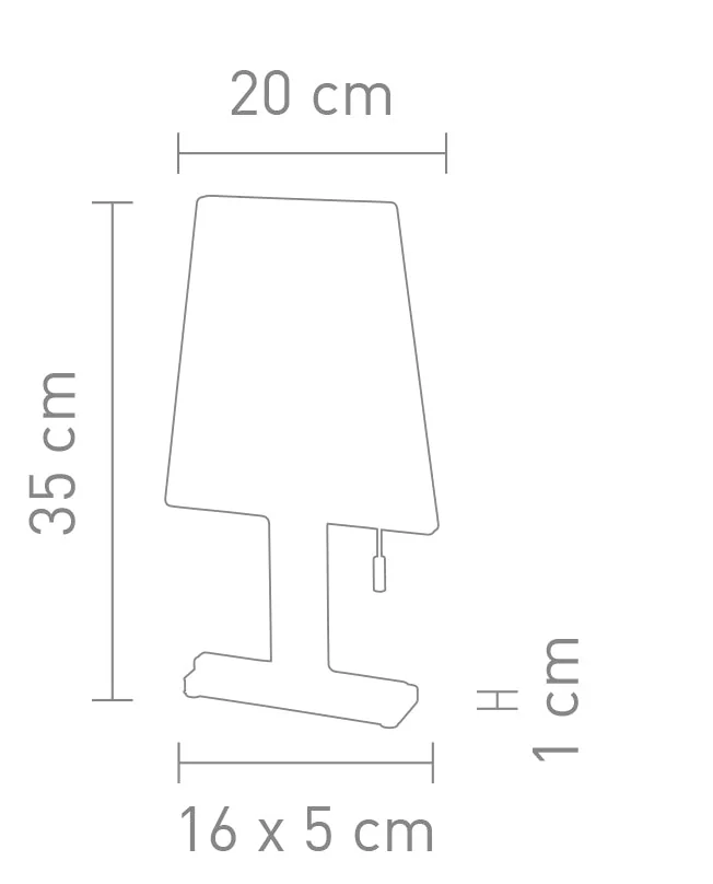 Sompex STEVE LED-Tischlampe – nur 1 cm flach, Aluminium gebürstet, Touch-dimmbar
