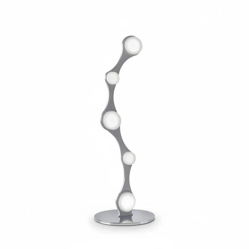 Sompex Smart LED-Wallwasher Tischlampe – 2 Gelenke, Aluminium, 1680 lm, 65 cm, dimmbar