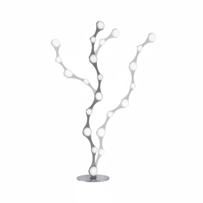 Indirekte LED Stehlampe SMART – dimmbare Design-Bodenlampe mit Gelenken, Wallwasher, Aluminium gebürstet, 120 cm