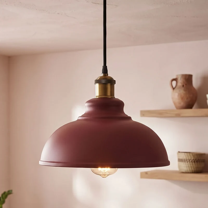 Retro Deckenlampe Vintage Pendelleuchte Hängelampe E27 | Ø 29cm ~ 3371
