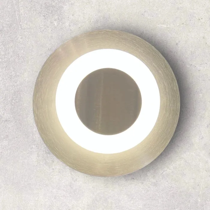 Kleine runde LED Wandlampe & Deckenlampe – Kreisform, dimmbar