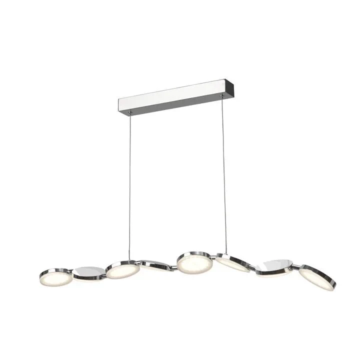 LED Esstischlampe Konge 90 cm – dimmbar & verstellbar (Chrom) drehbar