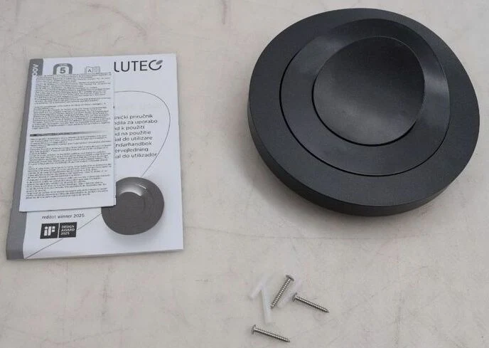 B-Ware Lutec Außenleuchte Wandleuchte Moov LED Gartenlampe anthrazit IP54 68x21cm