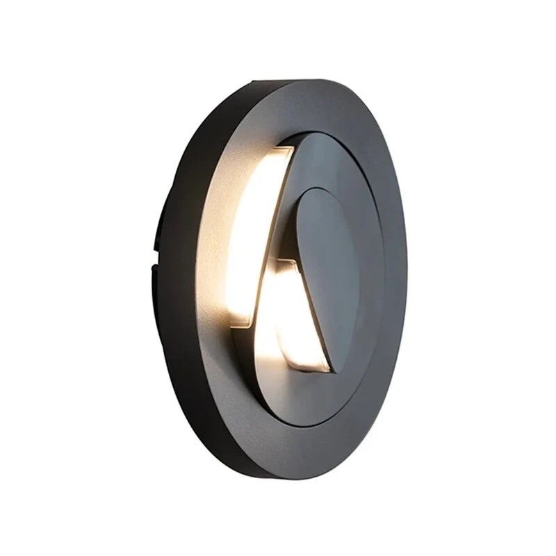 B-Ware Lutec Außenleuchte Wandleuchte Moov LED Gartenlampe anthrazit IP54 68x21cm