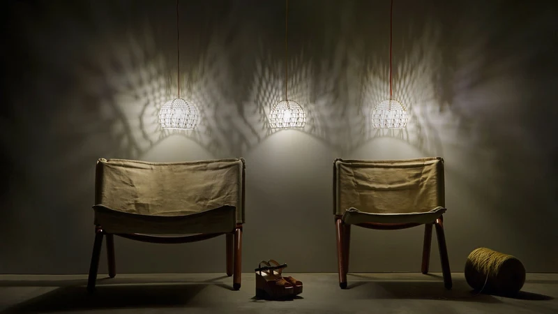 Set 2 Trama 2 Suspension Lampe