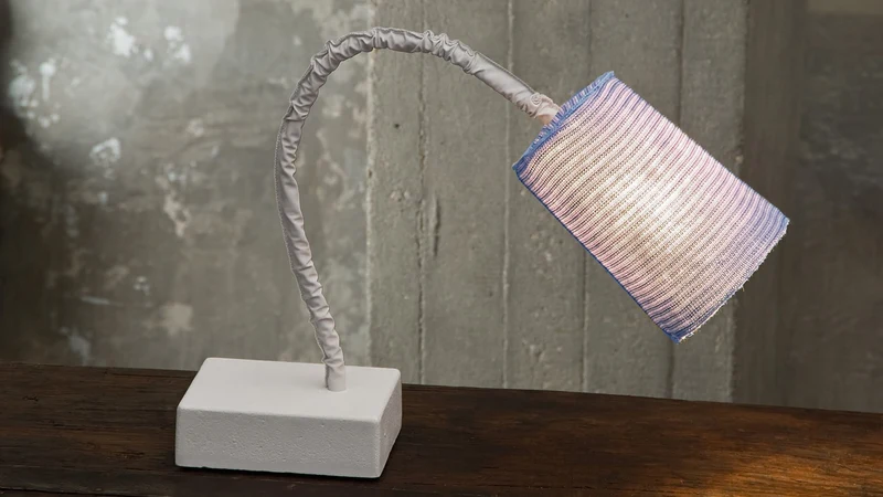 Set 2 Paint T Stripe Lampe de Table