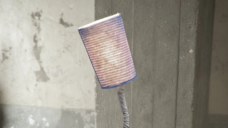 Set 2 Paint T Stripe Lampe de Table